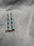 Dog bone earrings 2