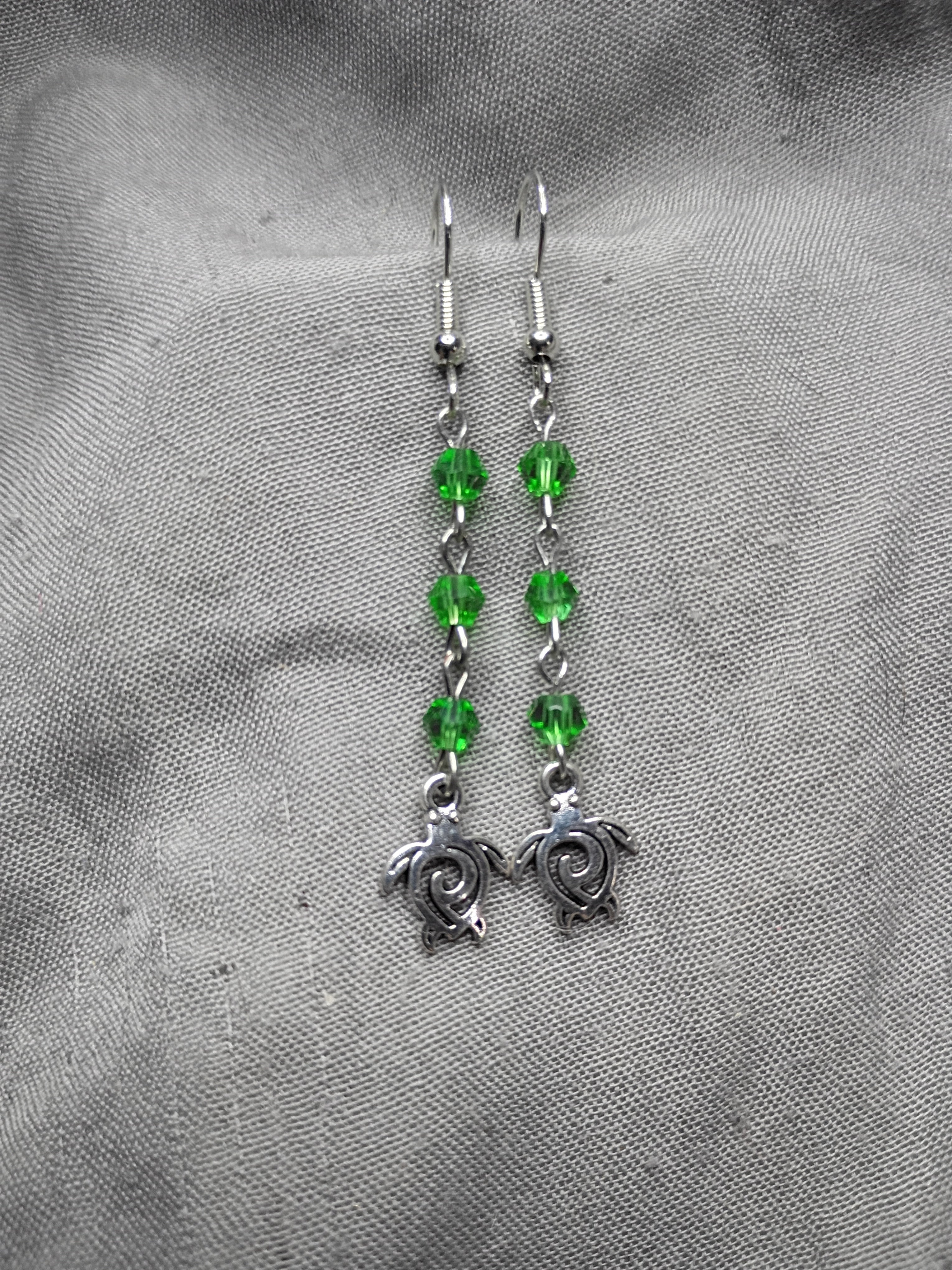 Sea turtle earrings