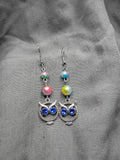 Antique silver owls- 1