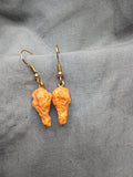 Fried chicken earrings