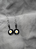 Frying pan earrings